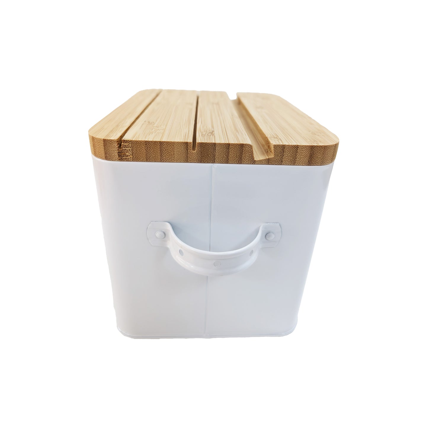 Recipe Box 4x6 Set | Stylish & Durable Metal Recipe Card Box with Bamboo Lid Includes 50 Recipe Cards & 10 Dividers - Perfect Kitchen Organizer and Gift