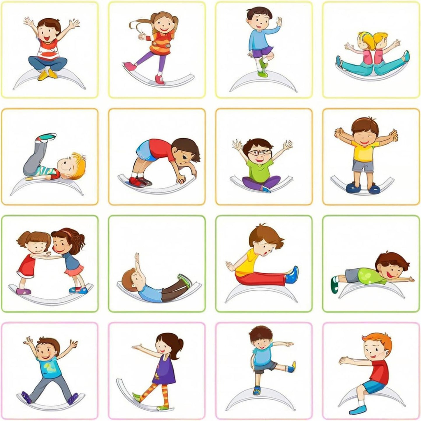 Ultimate Balance Board Kids - Natural Wood Wobble Board for Kids Montessori Waldorf Toy, Ideal Gift for Ages 3-8 Perfect for Balance Boards for Adults Physical Therapy & Indo Board Exercises