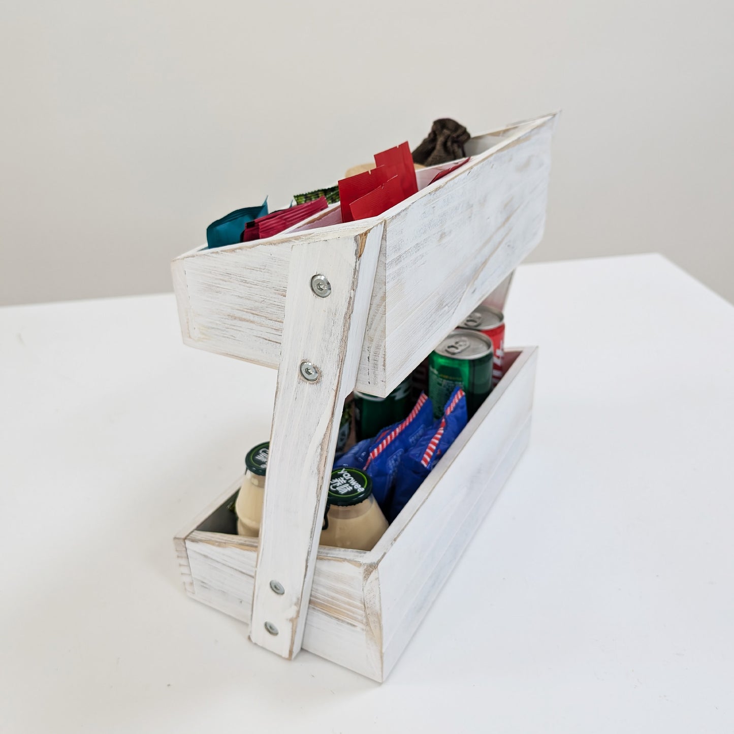 White Coffee Bar Accessories Organizer and Storage - Perfect Countertop Coffee Station & Decor with Essential Coffee Cup, Pod, and Condiment Holders – Ideal Gift for Coffee Lovers